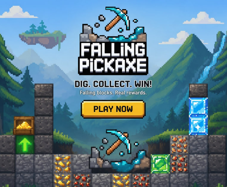 Falling Pickaxe Slot di Pixmove